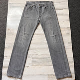 Vintage 1990’s Grey 501 Levi’s Jeans 32” 33” *FLAWED* #2140