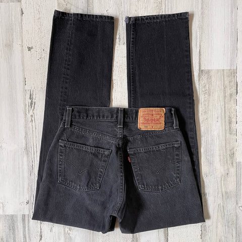 Vintage 1990’s Black 501 Levi’s Jeans “24 “25 #818