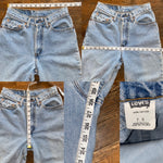 Vintage Lightwash 13512’s Levi’s Jeans “25 “26 Waist