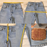 Vintage 1990’s 701 Student Fit Levi’s Jeans 25” 26” #1881