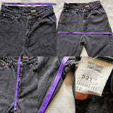 Vintage Black 1990’s 521 Levi’s Jeans “27 “28