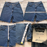 Vintage 1990’s 37950 Levis Hemmed Shorts “25 “26 #1236