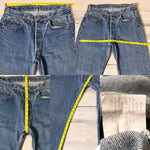 Vintage 1980’s 501 Levi’s Jeans 30” 31” #1748