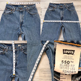 Vintage 1990’s 550 Levi’s Jeans “26 “27 #1282