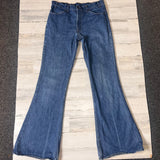 Vintage 684 BellBottoms 1970’s Levi’s Jeans 33” 34” #1751