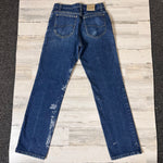 Vintage 1990’s LEE Paint Splattered Jeans 28” 29” #1705