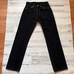 Vintage Black 501 Levi’s Jeans 24” 25” #1506