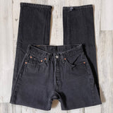 Vintage 1990’s Black 501 Levi’s Jeans “24 “25 #818