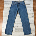 Vintage 1990’s 501 Levi’s Jeans 29” 30” #1485