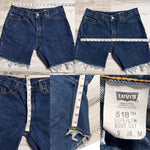 Vintage Y2K 518 Levi’s Cutoff Shorts “25 “26 #1333