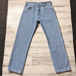 Vintage Lightwash 501 Levi’s Jeans 29” 30” #2150