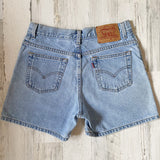 Vintage Lightwash Hemmed Levi’s Shorts “29 #803