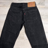 Vintage 1990’s Black 501 Levi’s Jeans “23 “24 #1325