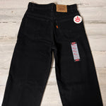 Vintage 1990’s Black NWT 550 Levi’s Jeans 25” 26” #1913