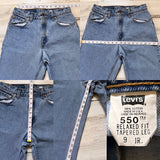 Vintage 1990’s 550 Levi’s Jeans 27” 28” #1514