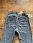 Vintage 17501 Charcoal Levi’s Jeans “24 “25 “26