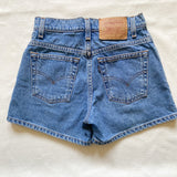 Vintage 90’s Exposed Button Fly Levi’s Shorts “24 “25