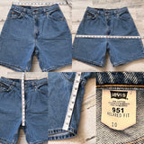 Vintage 1990’s 36951 Levis Orange Tab Hemmed Shorts “27 “28 #1246