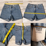 Vintage 555 Levi’s Hemmed Shorts 25” 26” #1963