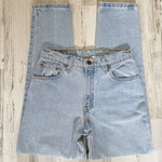 Vintage 1990’s Lightwash 550 Levi’s Jeans “27 “28