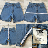 Vintage 1990’s 550 Hemmed Levi’s Shorts “23 “24 #1479