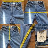 Vintage 90’s Orange Tab 950 Highwaisted Levis Jeans “26