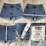 Vintage 1990’s 950 Cutoff Levi’s Shorts “27 “28 #724