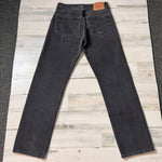 Vintage 501 Greyish/ Black Levi’s Jeans 28” 29” #1992