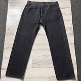 Black Vintage 501 Levi’s Jeans 34” 35” #2130
