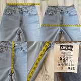 Vintage 1990’s Lightwash 550 Levi’s Jeans “27 “28