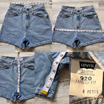 Vintage 1990’s 32920 Levi’s Hemmed Shorts 23” 24” #1624