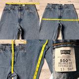 Vintage 1990’s 550 Levi’s Jeans 31” 32” #2174