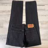 Vintage 1990’s Black 501 Levi’s Jeans 28” 29” #1710