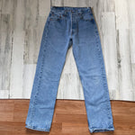 Vintage 1990’s Lightwash 501 Jeans “25 “26 #913