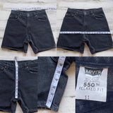 Vintage 550 Black Shorts “28 “29
