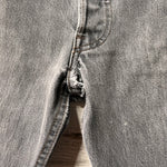 Vintage 1990’s Grey 501 Levi’s Jeans 32” 33” *FLAWED* #2140