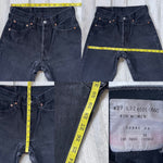 Black Vintage 501 Levi’s Jeans “25 #974