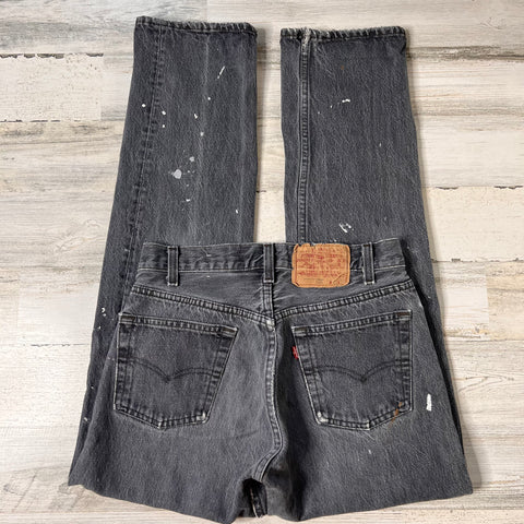 Vintage 1980’s Paint Splattered 501 Levi’s Jeans “25 “26 #1452