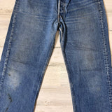 Vintage 1980’s 501 Levi’s Jeans 33” 34” #1721