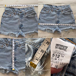 Vintage 90’s 512 Levi’s Cutoff Shorts “26 “27