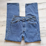 Vintage 1990’s Medium Wash Levi’s 501 Jeans “28 “29