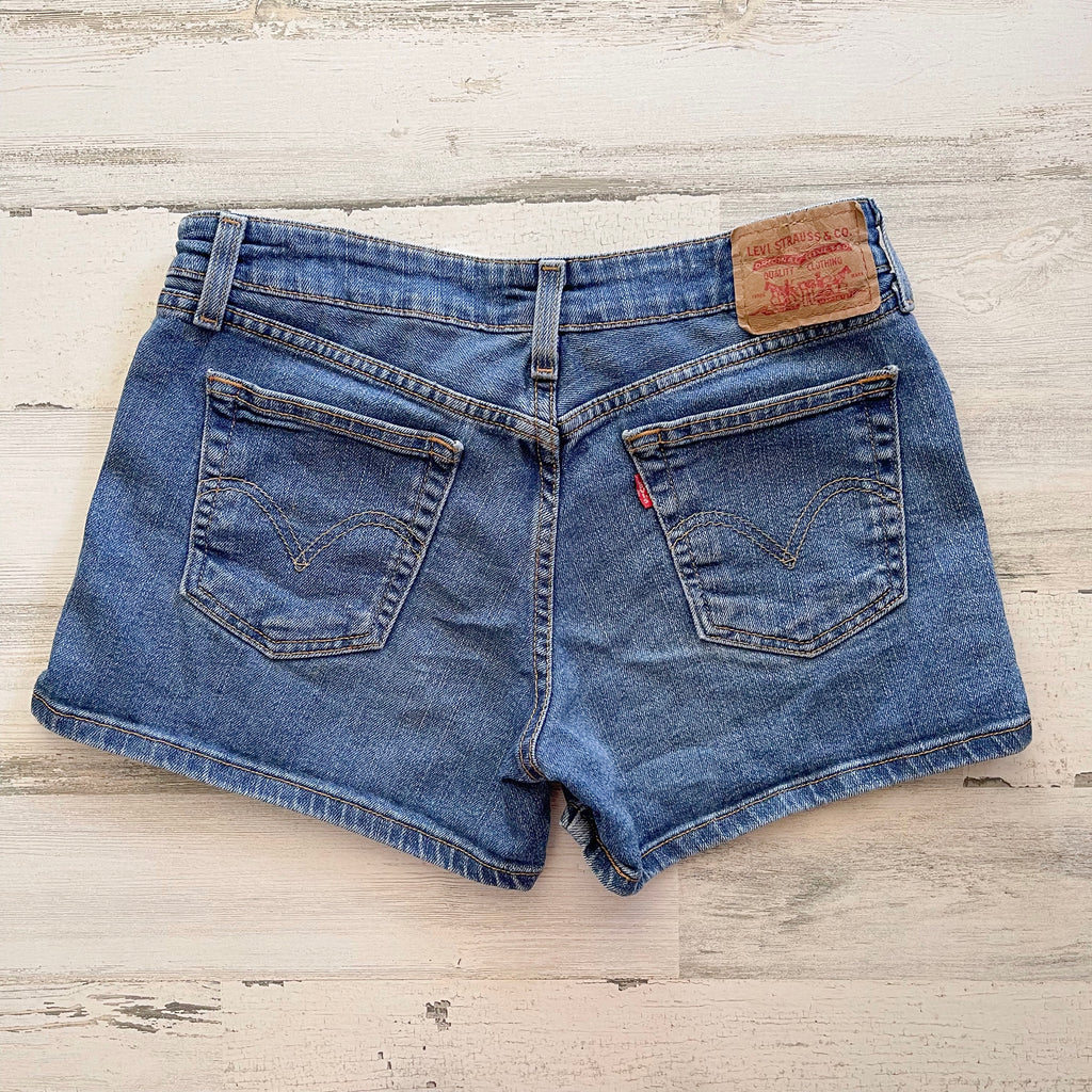 Vintage Levi's Low Rise Denim Shorts, Shop Kids