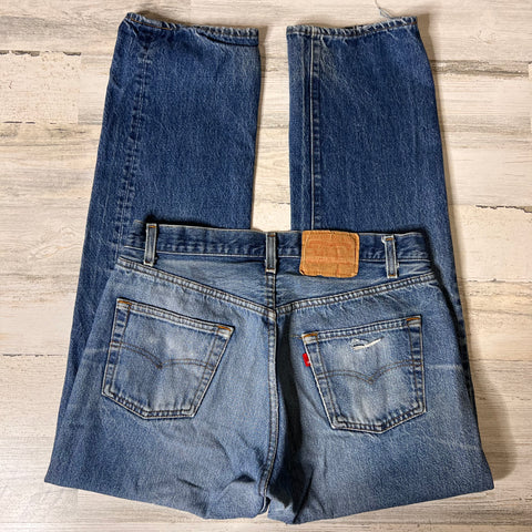 Vintage 1980’s 501 Levi’s Jeans 31” 32” #1789