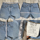 Vintage 1990’s Cutoff Levi’s Shorts “29 “30 #840