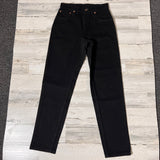 Vintage 1990’s Black NWT 550 Levi’s Jeans 23” 24” #1910