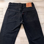 Vintage Black 501 Levi’s Jeans “28 “29 #1249