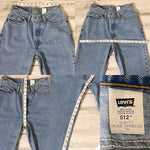 Vintage 512 Levi’s Jeans 24” 25” #1827