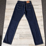 Vintage Darkwash 501 Levi’s Jeans 27” 28” #1957