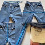 Vintage 550 Medium Wash Levi’s Jeans “26 “27