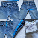 Vintage Medium Wash Redline Levi’s Jeans 23” 24”
